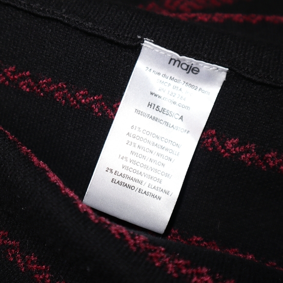 Maje Jacquard Pleated Mini Skirt - Picture 7 of 10